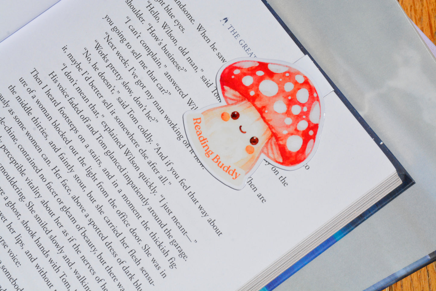 Reading buddy magnet bookmark featured on the book