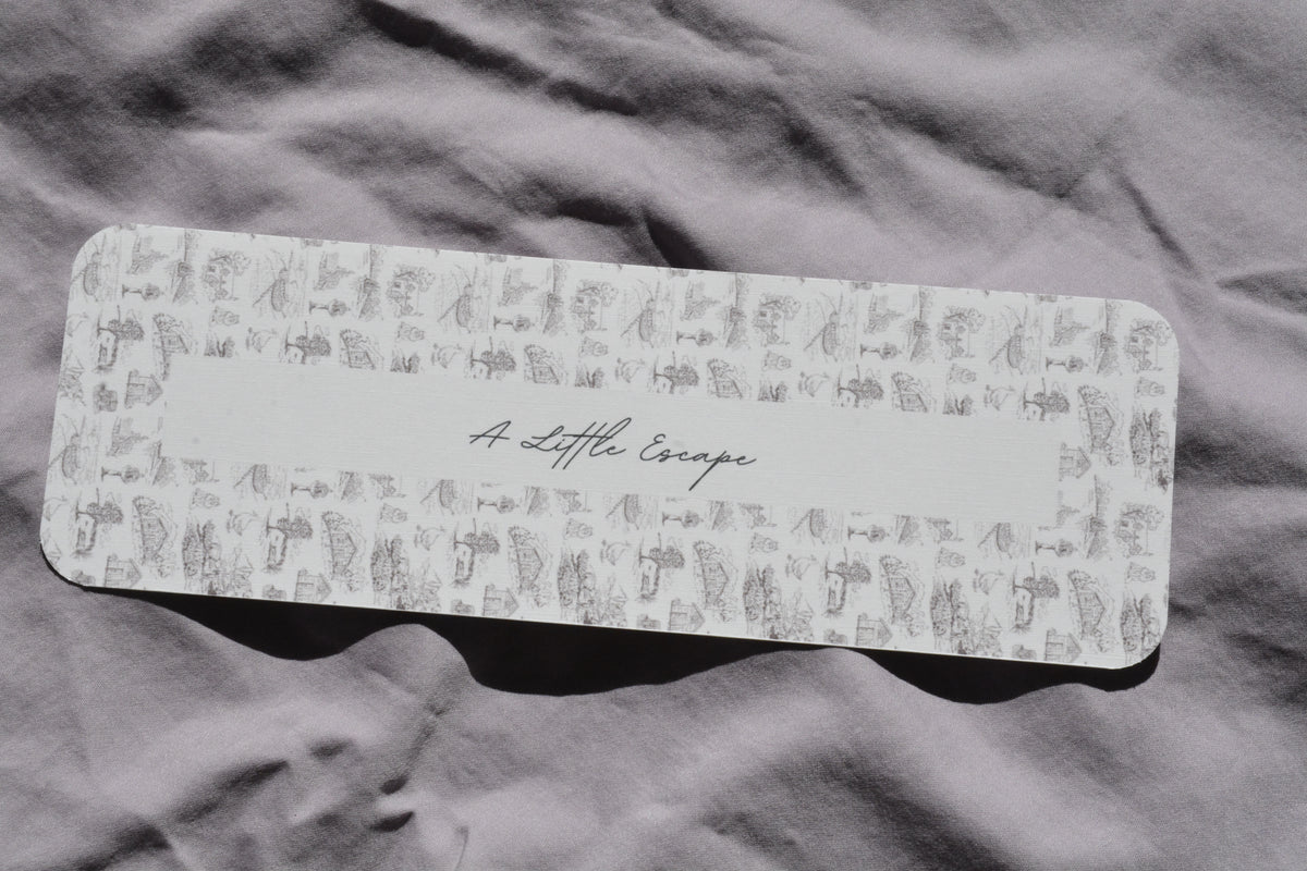 Linen Bookmark with rounded corners