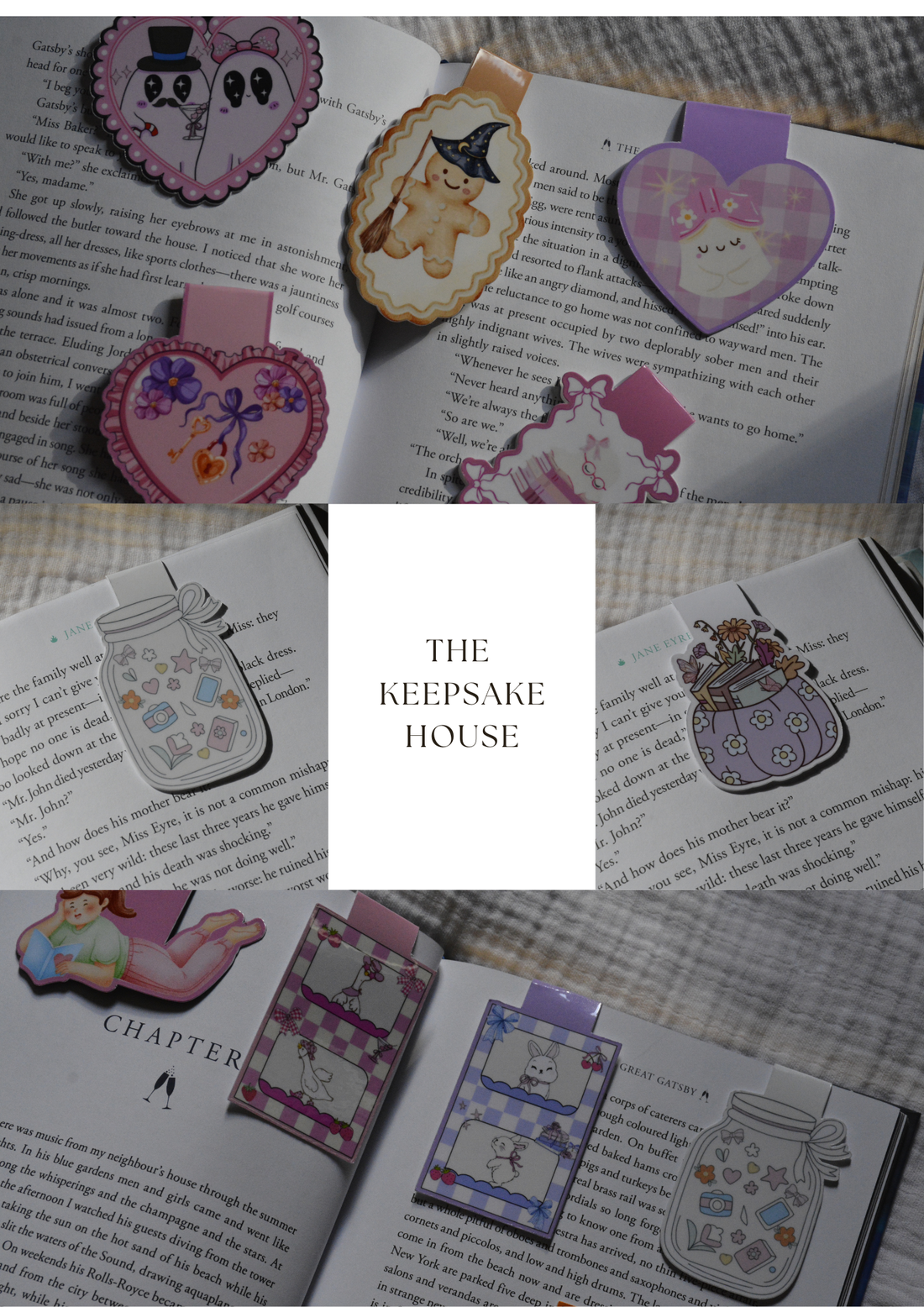 Magnetic Bookmarks for Every Book Genre Because One Bookmark Is Never Enough