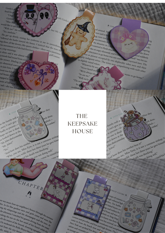 Magnetic Bookmarks for Every Book Genre Because One Bookmark Is Never Enough