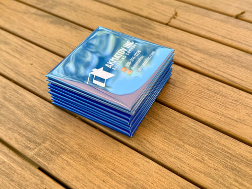 Custom Logo Magnets | Business Promotional Magnets | Glossy or Matte Finish | Custom Company Branding