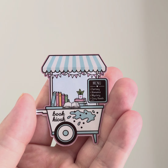 Video shows the book kiosk from different angles