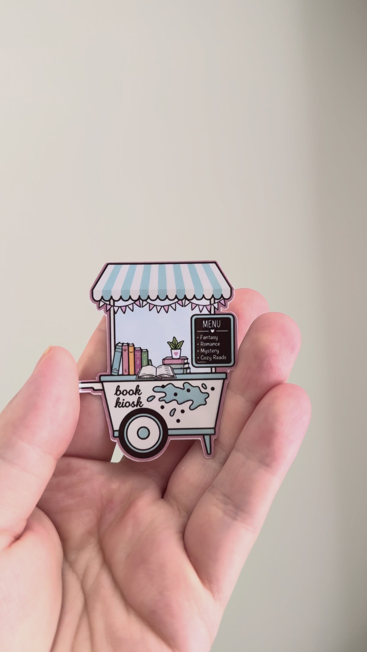 Video shows the book kiosk from different angles