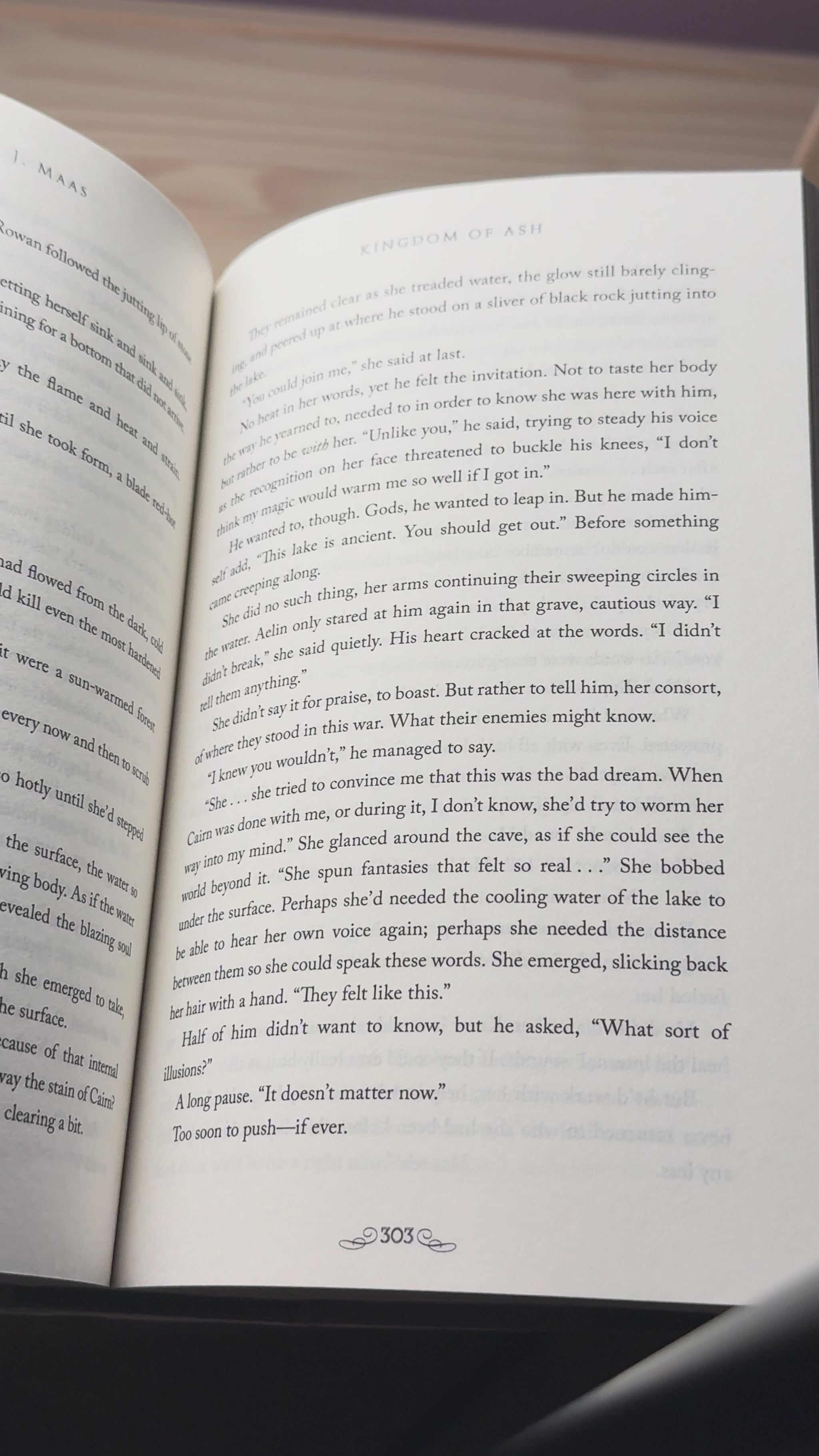Video showcasing the botanical linen bookmark with the quote "Between the pages, I found peace" while marking pages in an open book.